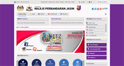 Desktop Screenshot of mpjasin.gov.my